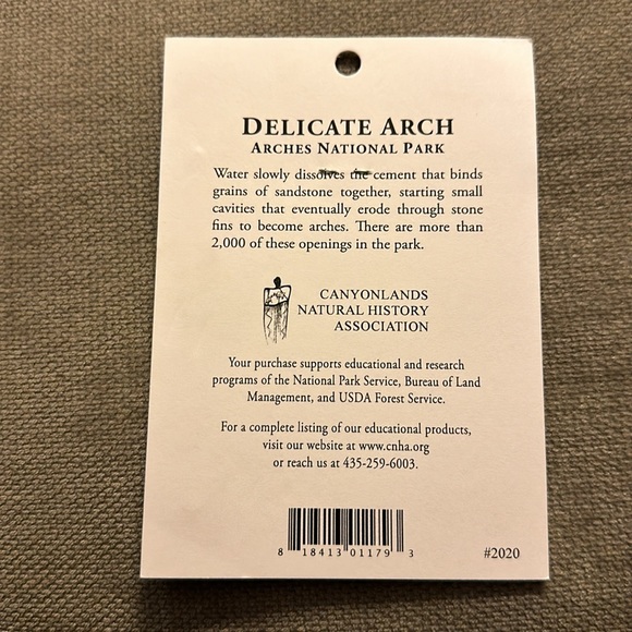 New Arches National Park Delicate Arch iconic nature pop art embroidered patch - Picture 2 of 2